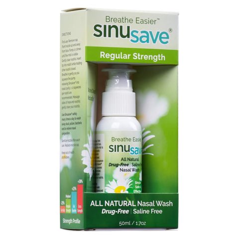 regular strength sinusave box nose spray