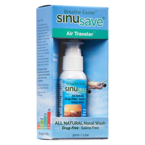 Sinusave air traveler breathe easier